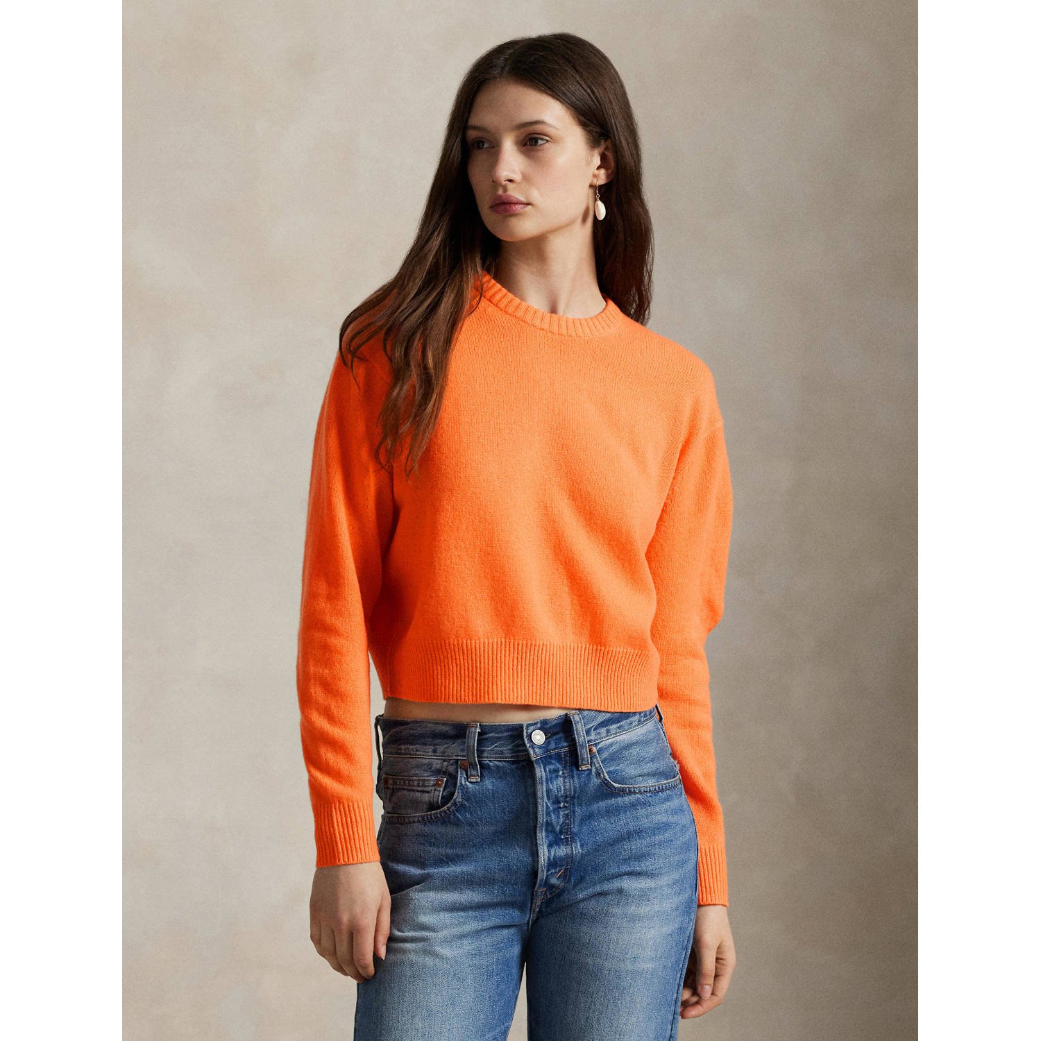 POLO Ralph Lauren gebreide trui oranje