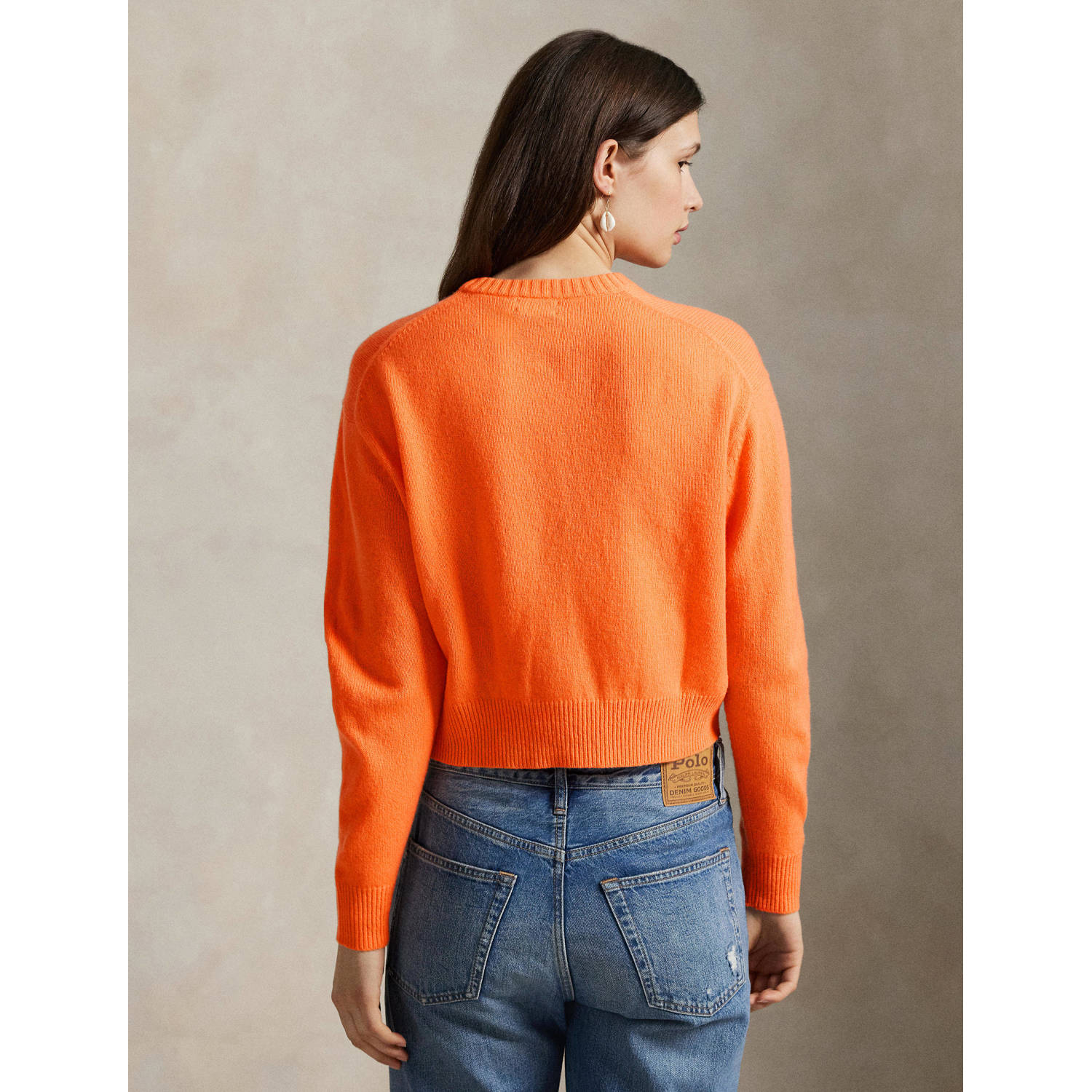 POLO Ralph Lauren gebreide trui oranje