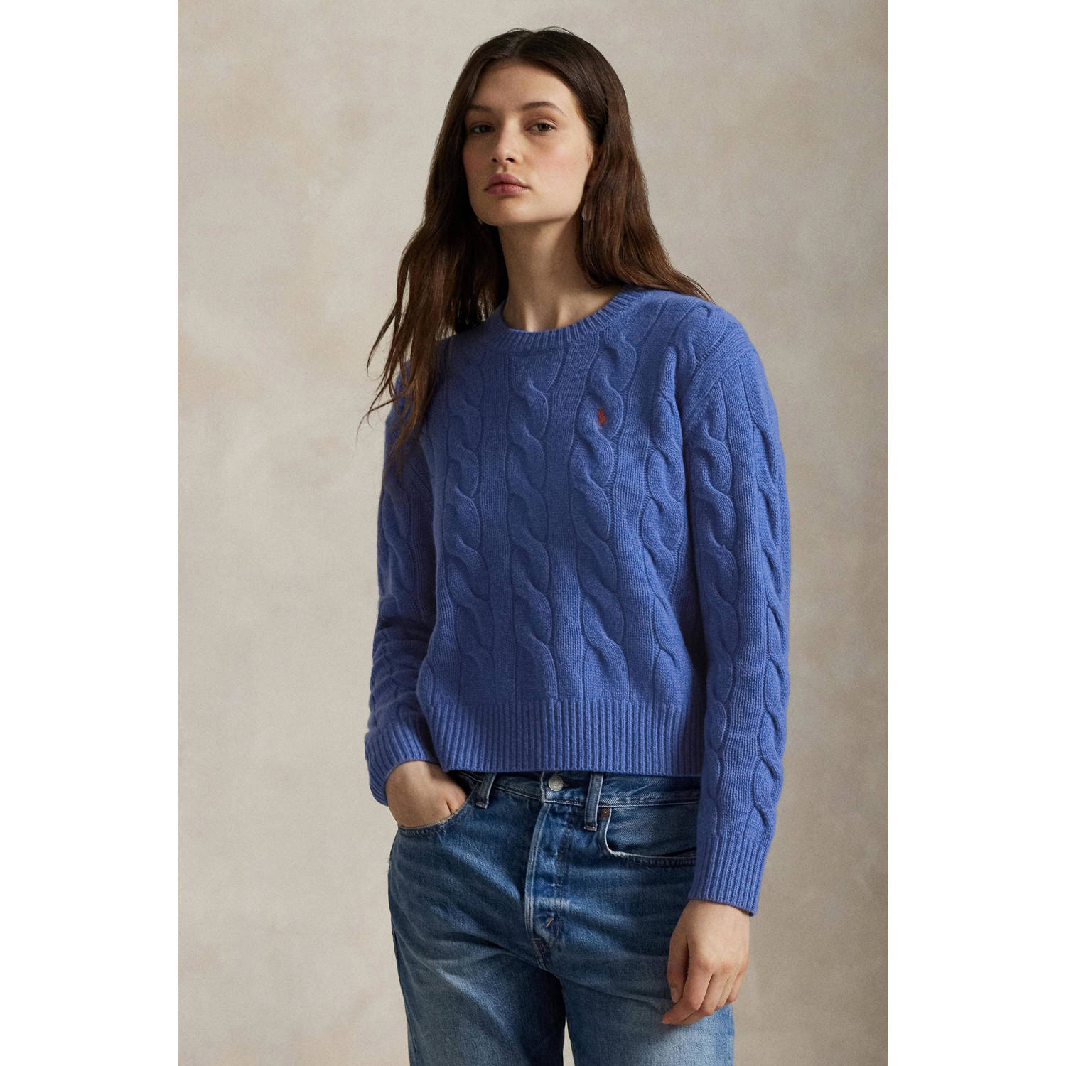 POLO Ralph Lauren gebreide trui blauw