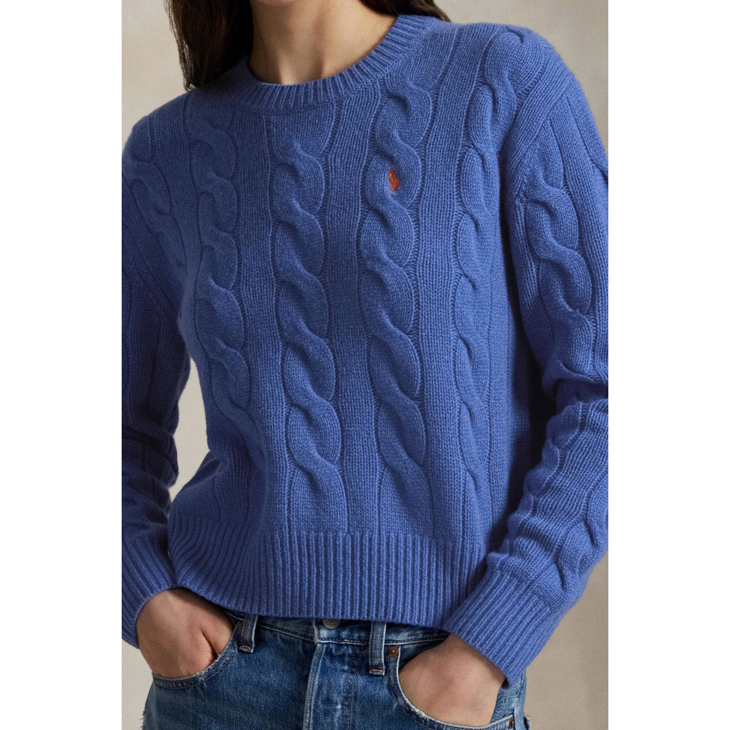 POLO Ralph Lauren gebreide trui blauw