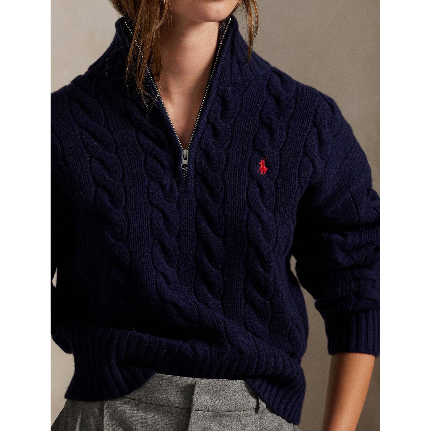 POLO Ralph Lauren wollen trui donkerblauw