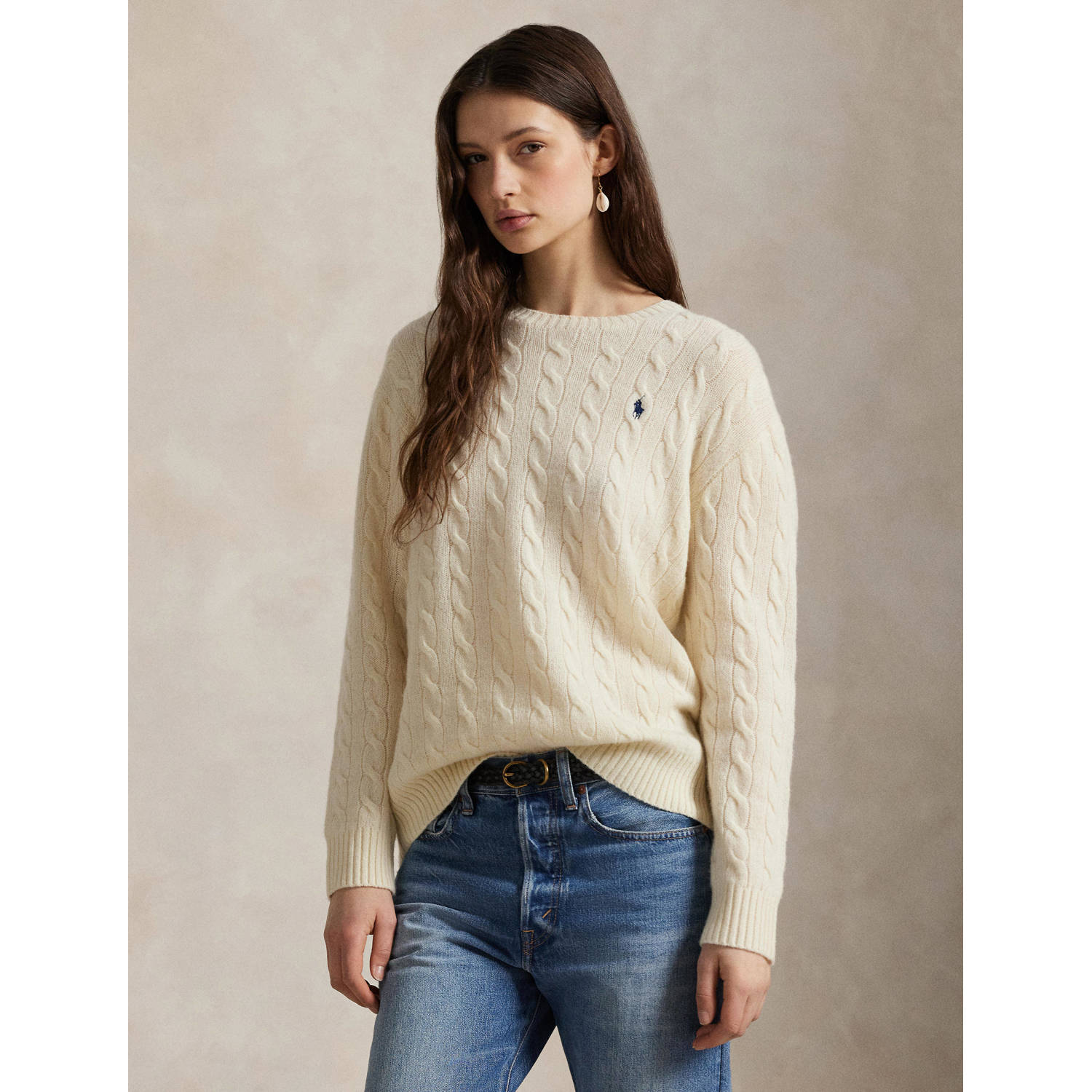 POLO Ralph Lauren wollen trui ecru