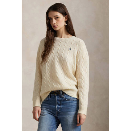 POLO Ralph Lauren wollen trui ecru afbeelding