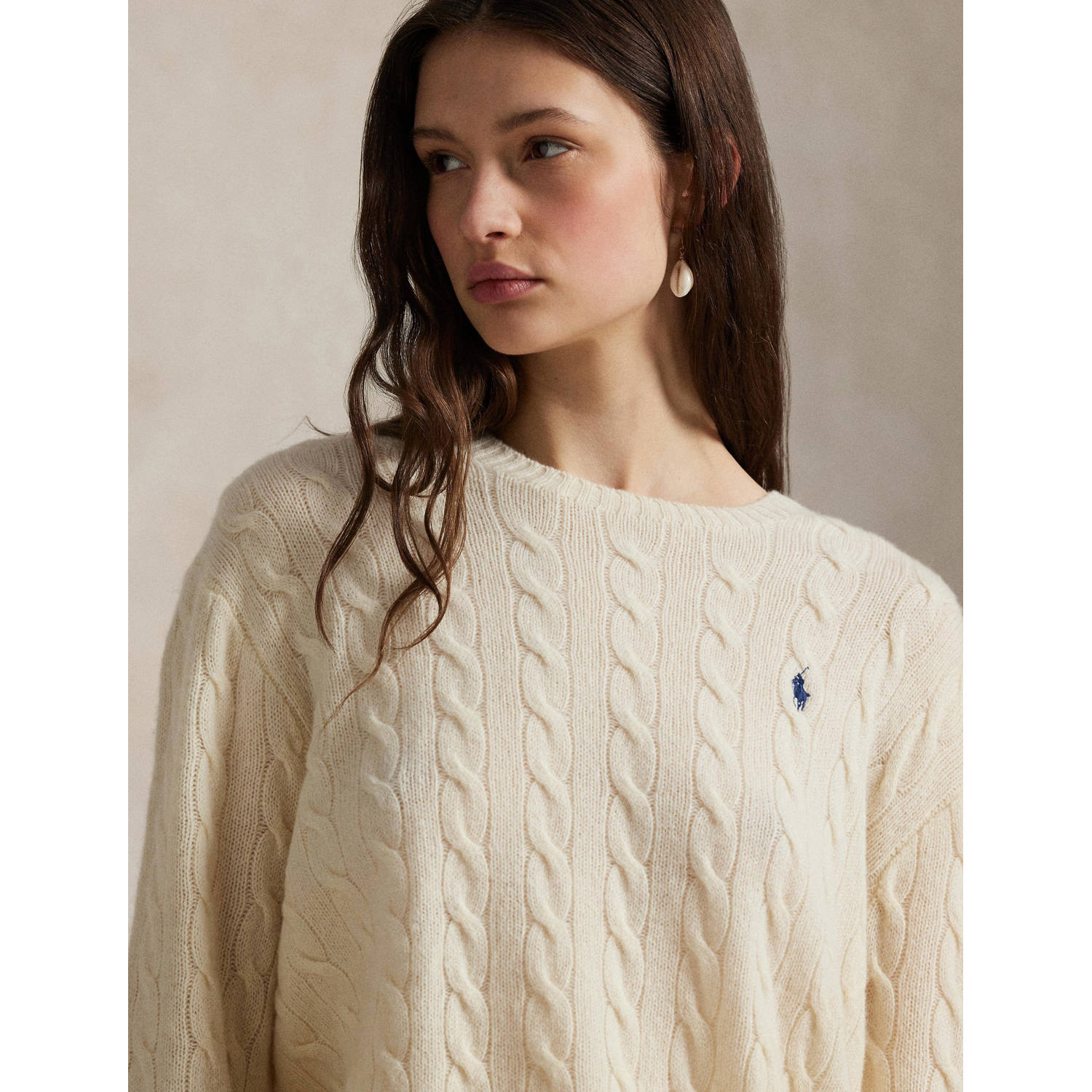 POLO Ralph Lauren wollen trui ecru