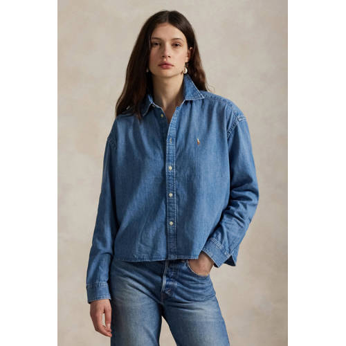 POLO Ralph Lauren blouse blauw afbeelding