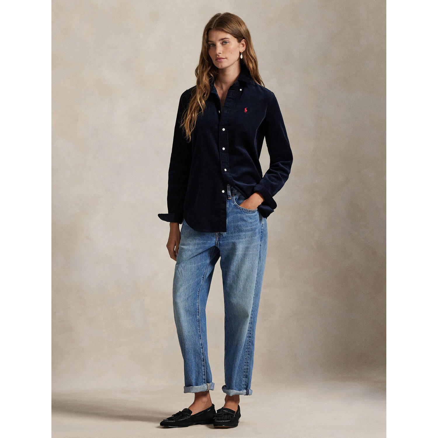 POLO Ralph Lauren blouse donkerblauw