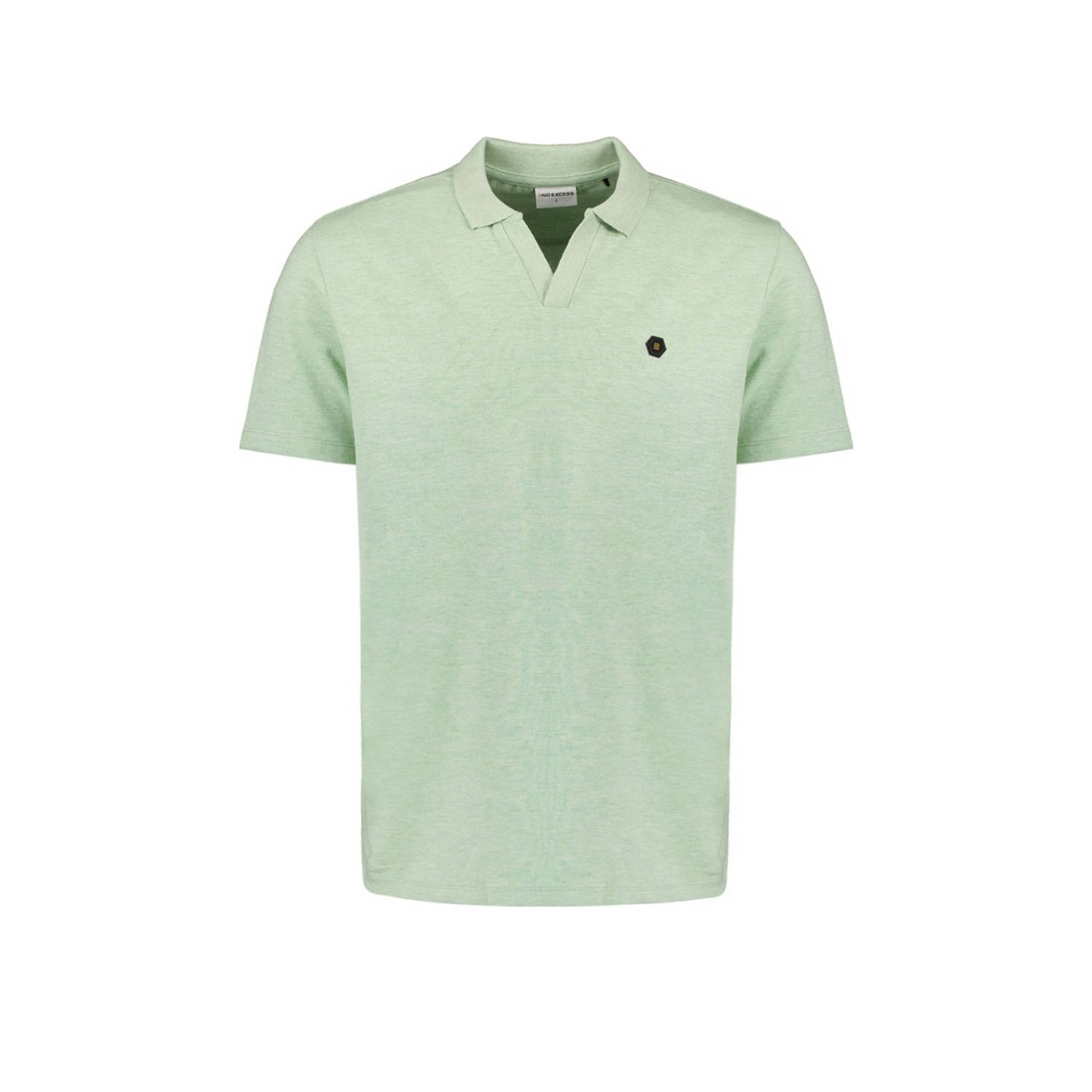 No Excess regular polo groen