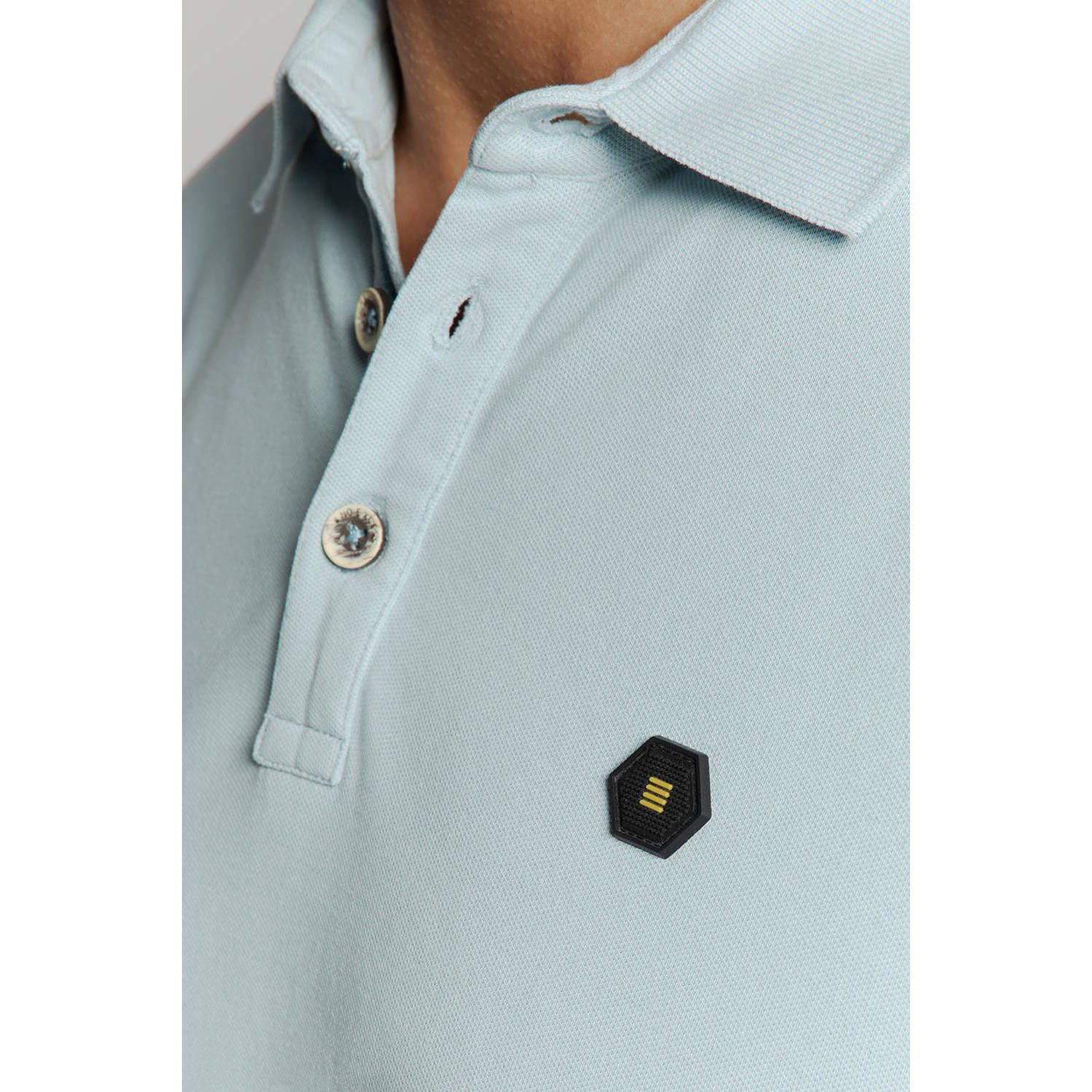 No Excess regular polo lichtblauw
