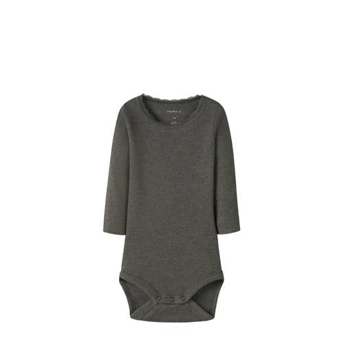 NAME IT BABY romper donkerbruin afbeelding