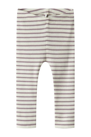 super skinny babybroek lila/ecru