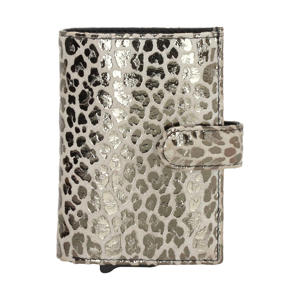 pasjeshouder Camberwell met panterprint beige