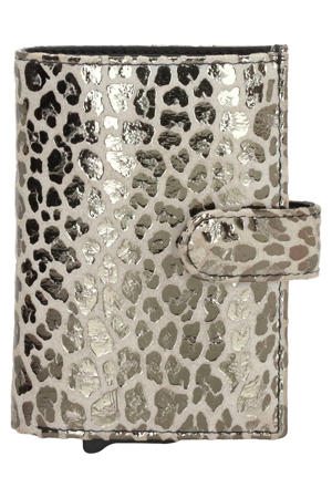 pasjeshouder Camberwell met panterprint beige