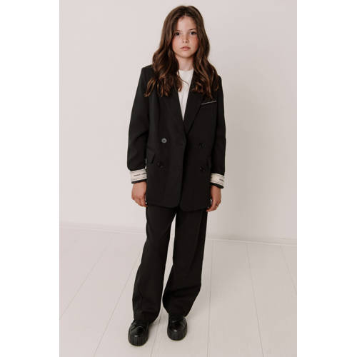 Frankie&Liberty straight casual broek zwart afbeelding