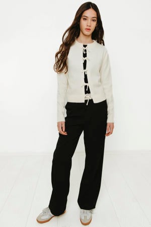 gebreid vest ecru