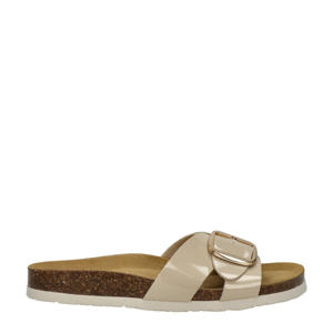   lak slippers beige