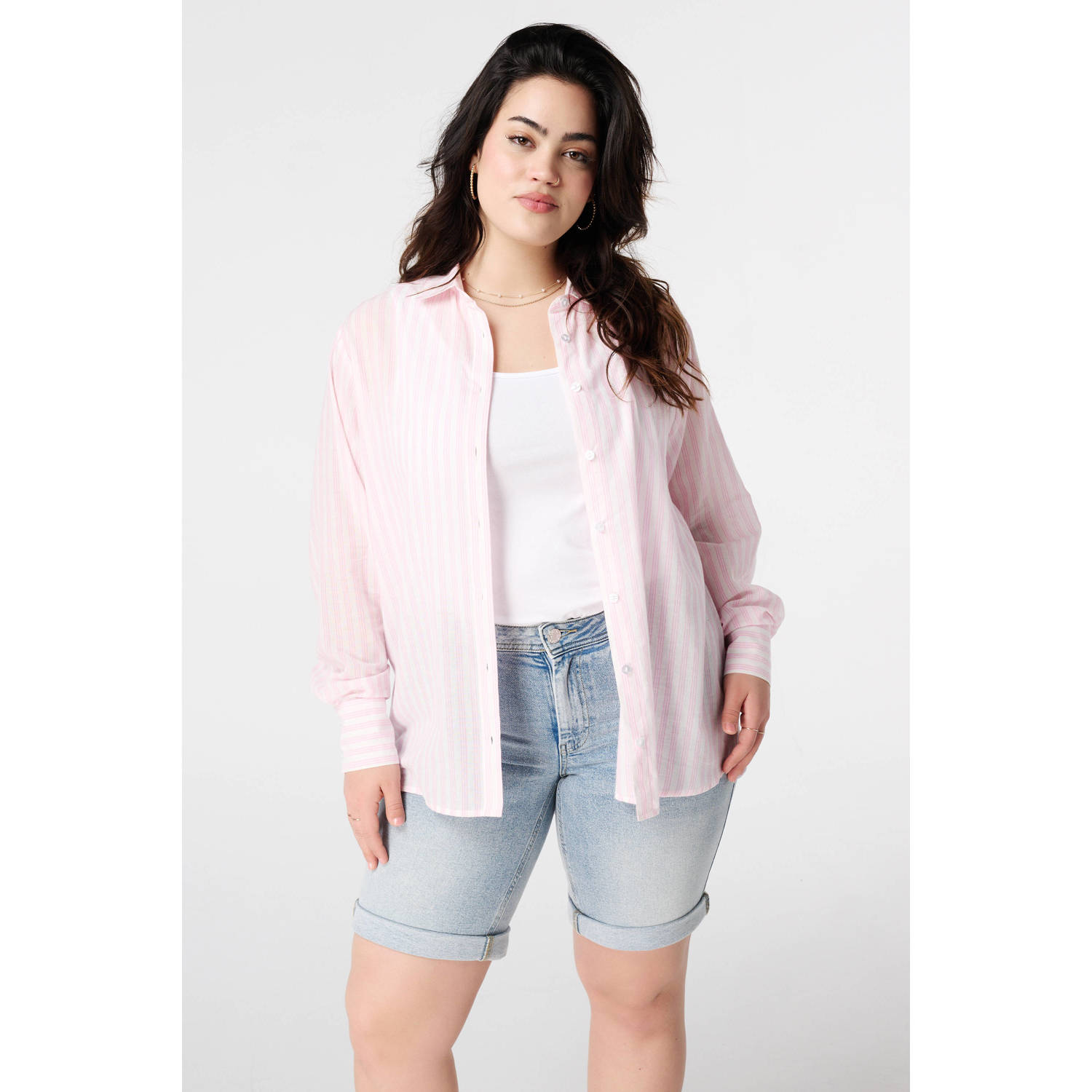 MS Mode blouse lichtroze