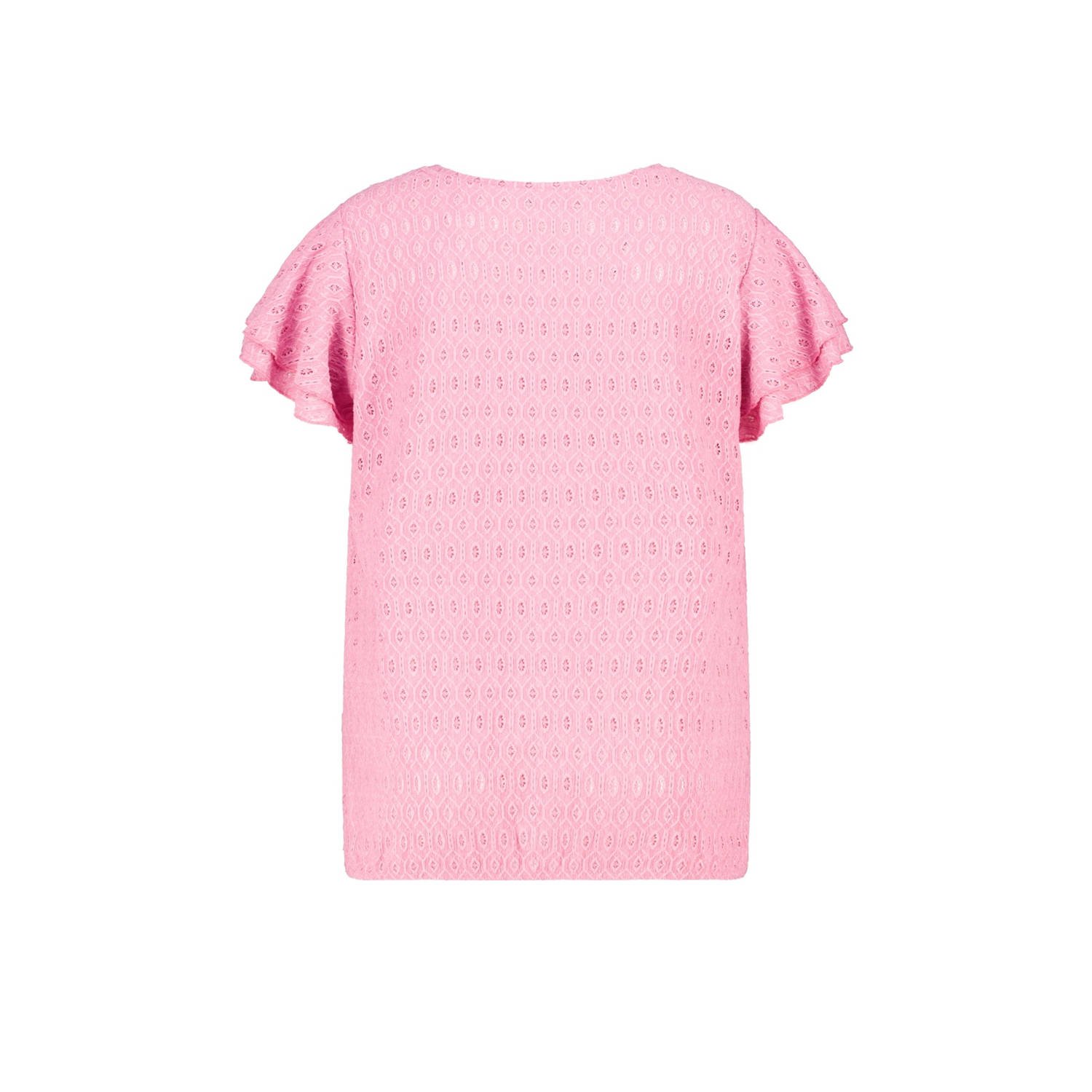 MS Mode top lichtroze broderie