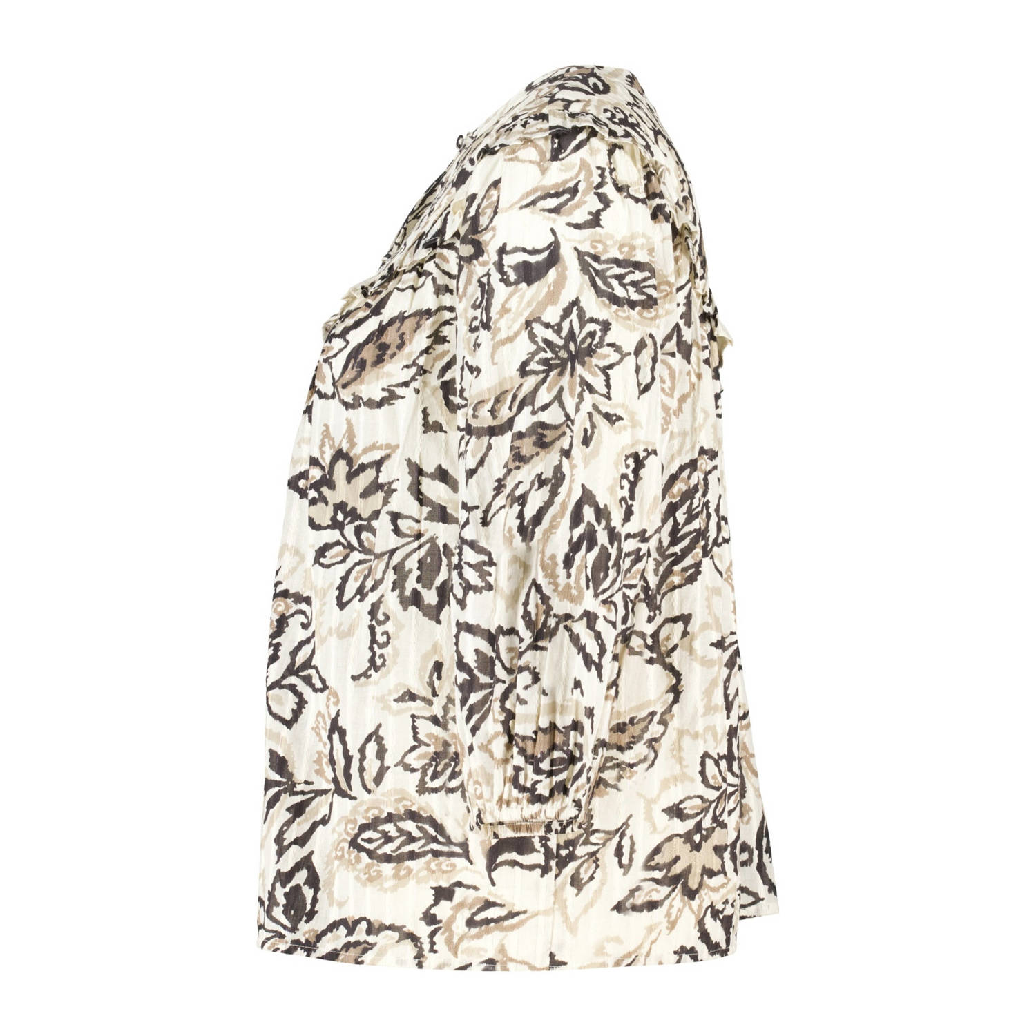 MS Mode blouse taupe met lurex