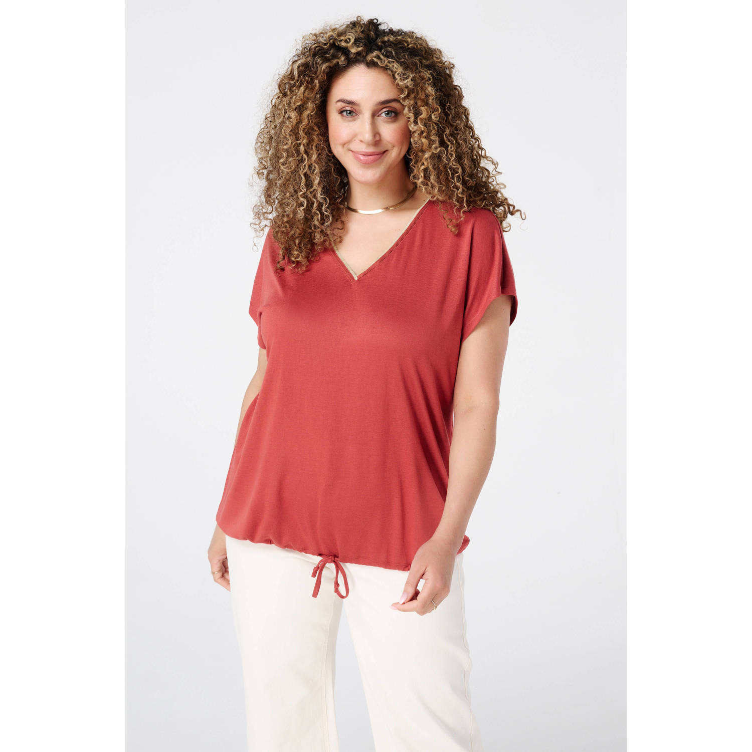 MS Mode top koraalrood