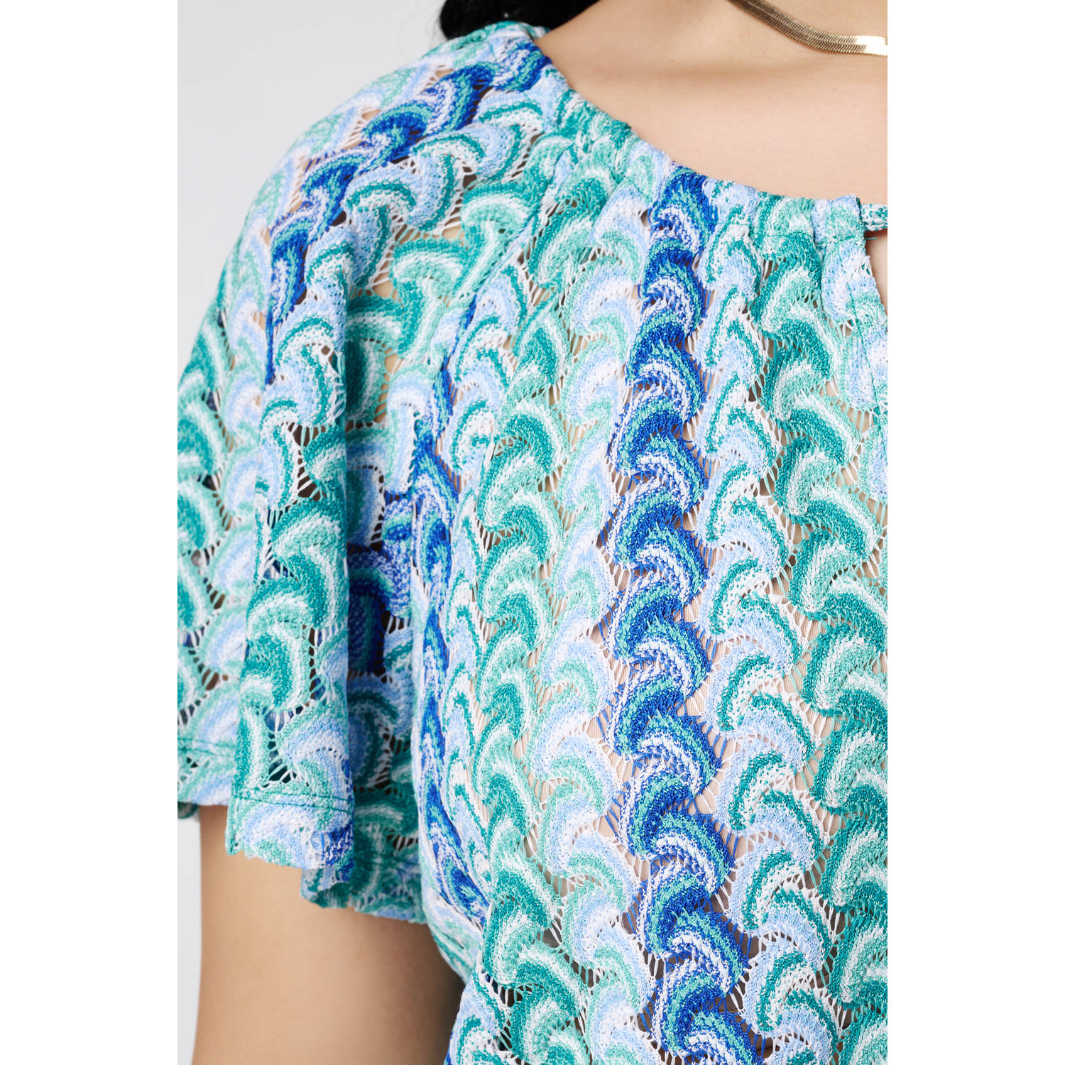 MS Mode top blauw