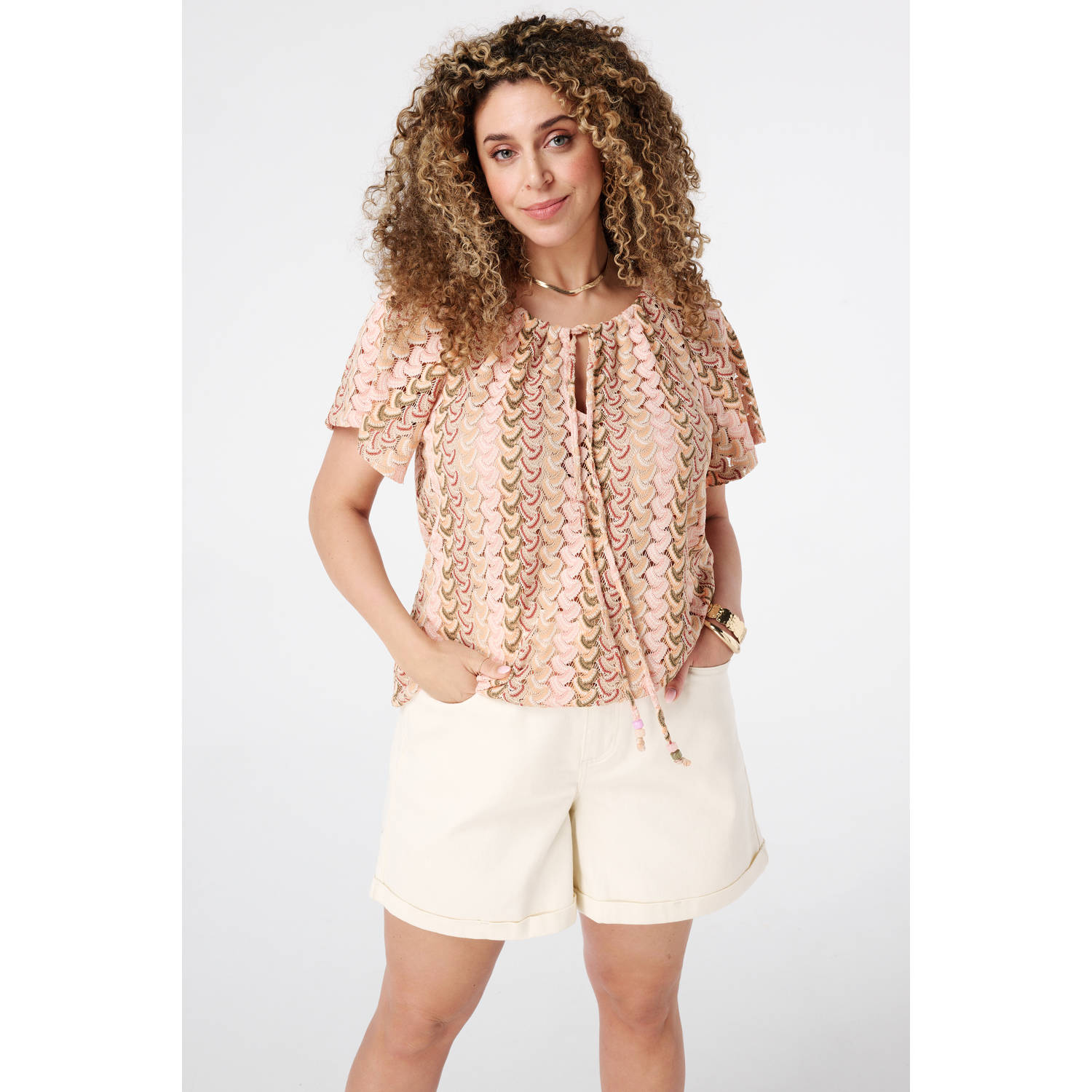 MS Mode top oranje