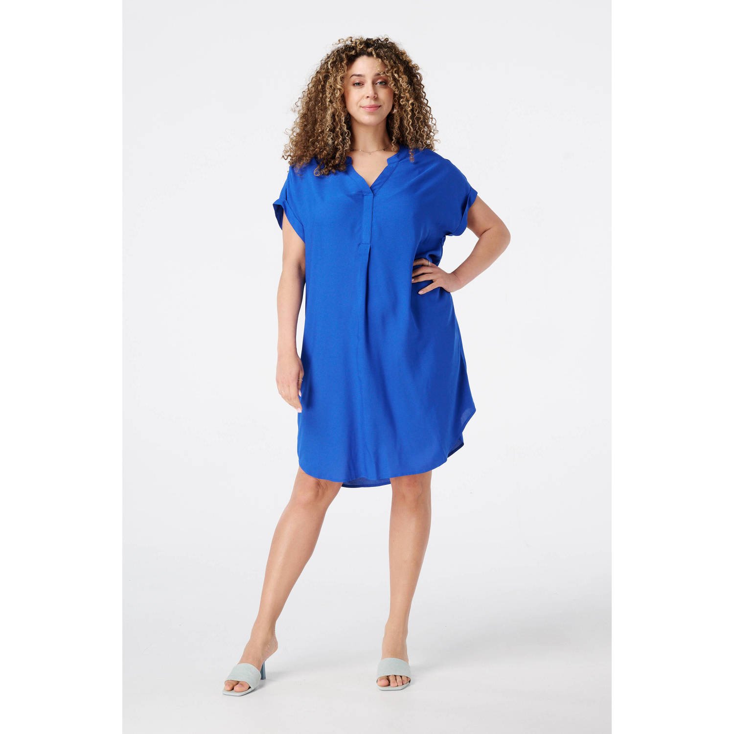 MS Mode jurk blauw