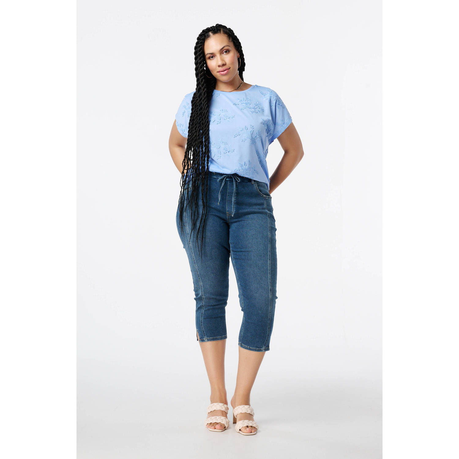 MS Mode top lichtblauw