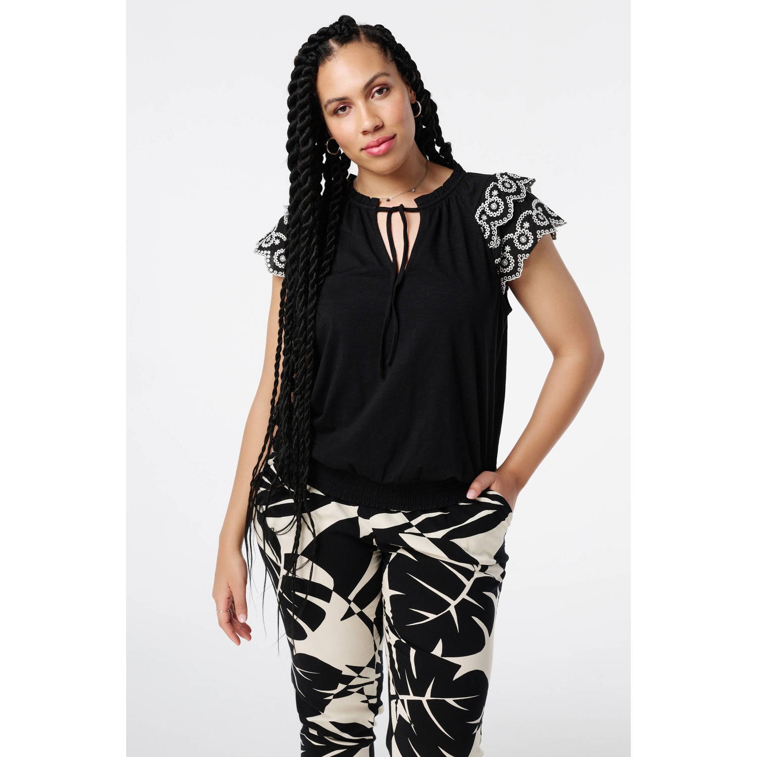 MS Mode top zwart