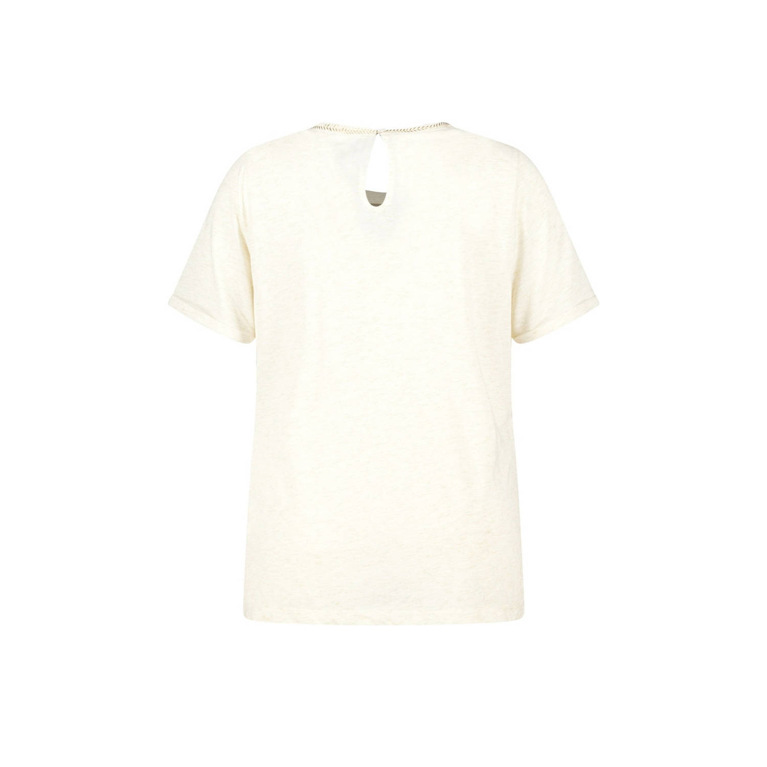 MS Mode top ecru met lurex