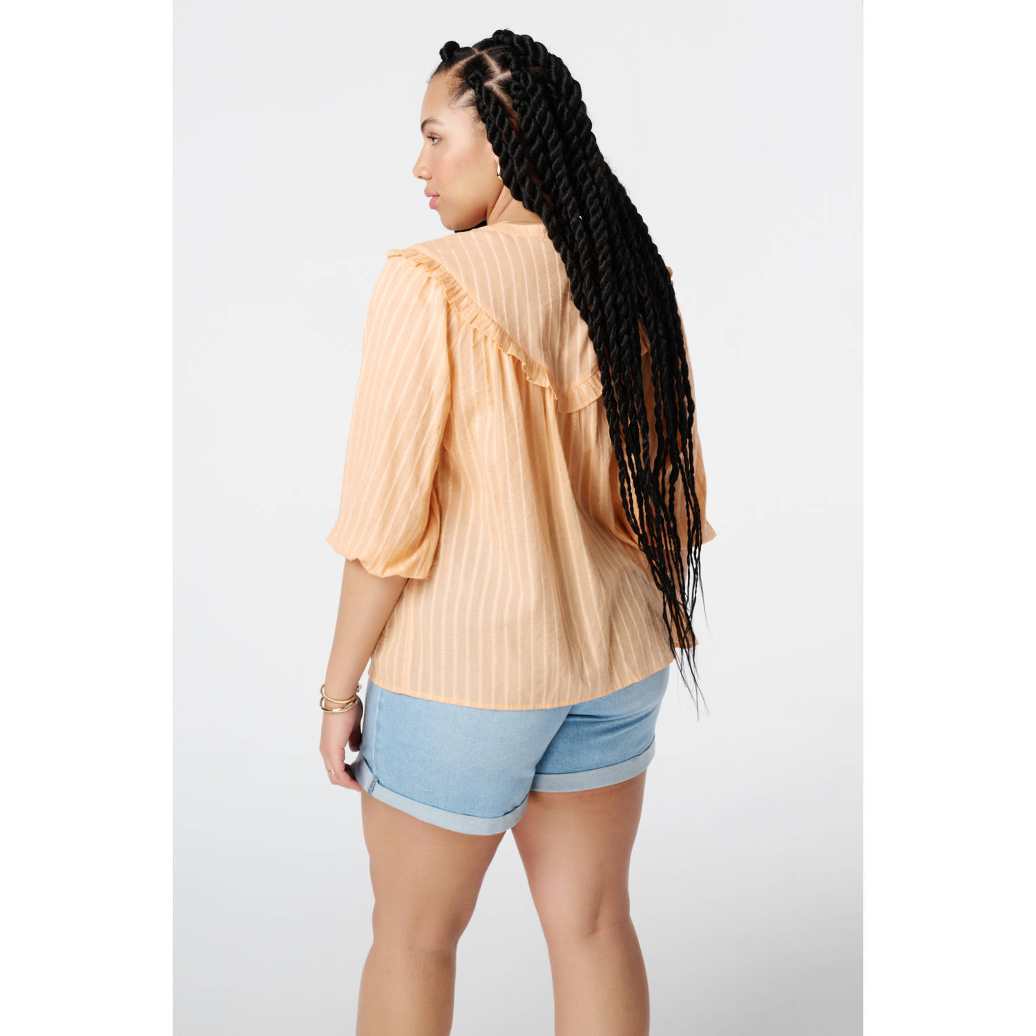 MS Mode blouse geel