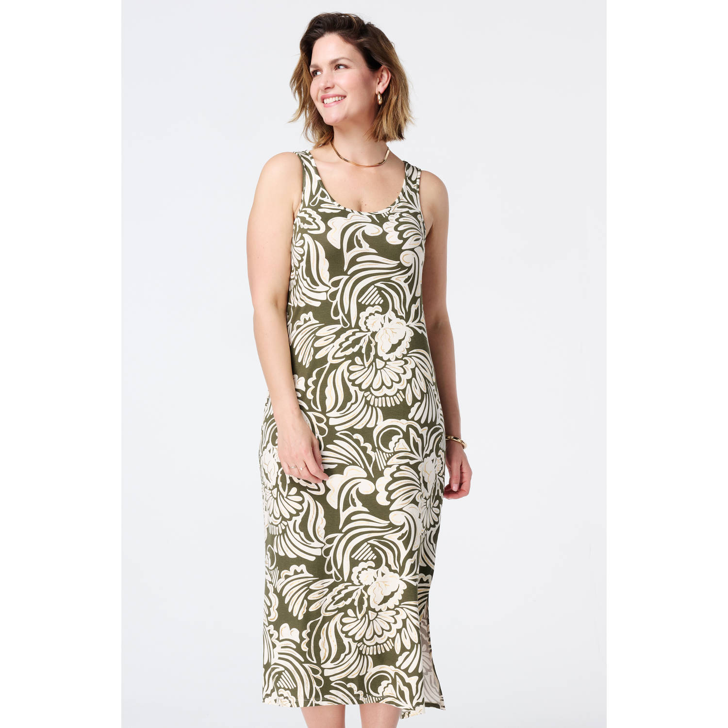 MS Mode maxi jurk groen