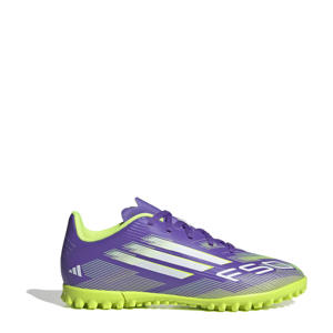 F50 Club  junior voetbalschoenen paars/geel
