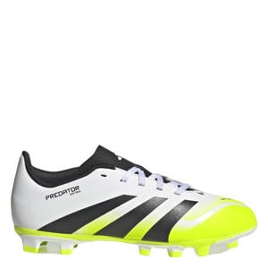 Predator Club FG/MG Sala junior voetbalschoenen wit/geel/zwart