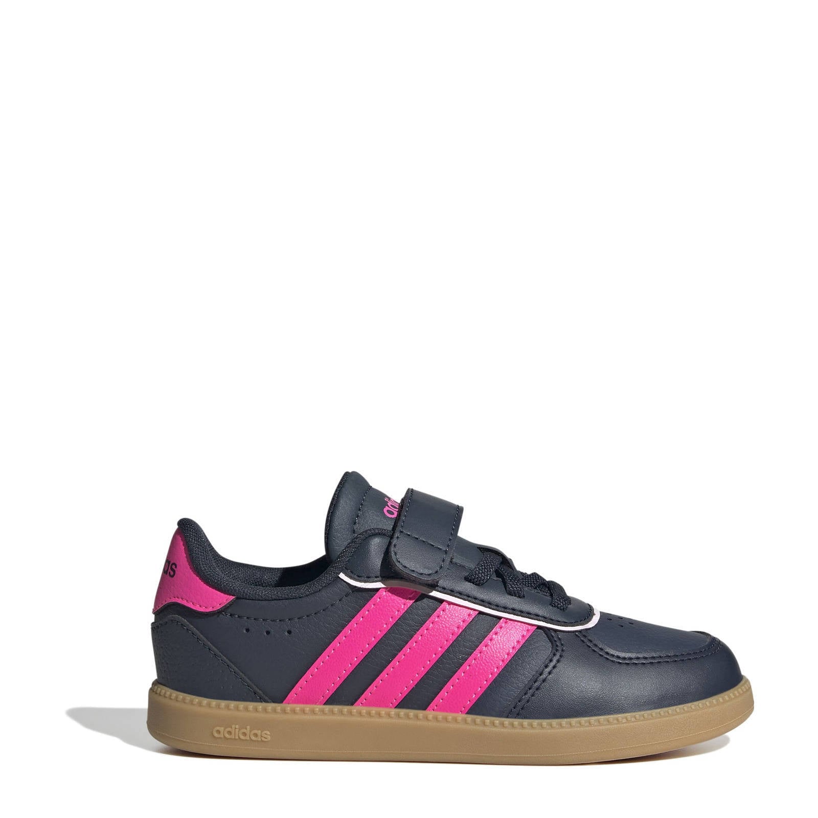 adidas Sportswear Breaknet Sleek sneakers zwart/fuchsia | wehkamp