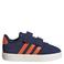 adidas Sportswear VL Court 3.0 suede sneakers donkerblauw/oranje
