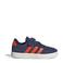 adidas Sportswear VL Court suede sneakers 3.0 donkerblauw/oranje