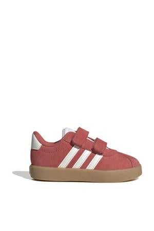 VL Court suede sneakers 3.0 koraalrood/wit