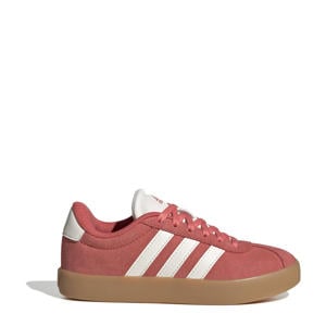 VL Court 3.0 suede sneakers koraalrood/wit