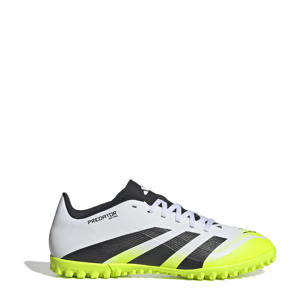 Predator Club senior voetbalschoenen wit/zwart/geel