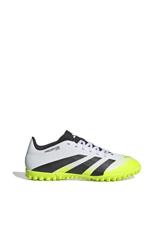 Predator Club senior voetbalschoenen wit/zwart/geel