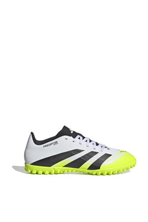 Predator Club senior voetbalschoenen wit/zwart/geel