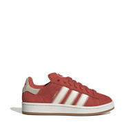 thumbnail: Koraalrood en witte dames adidas Originals Campus 00s sneakers van leer/voering: mesh/voetbed: eva met veters