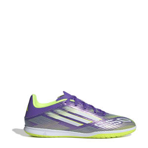 F50 Club IN senior voetbalschoenen paars/wit/geel