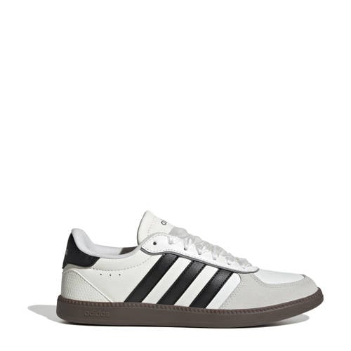 adidas Sportswear Breaknet imitatieleren leren sneakers Sleek wit/zwart afbeelding