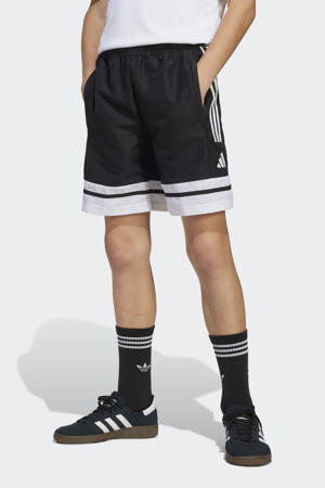 Junior voetbalshort Squadra 25 zwart/wit