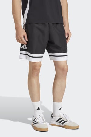 Senior voetbalshort Squadra 25 zwart