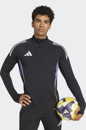 Senior voetbalshirt Tiro 25 Competition zwart/paars