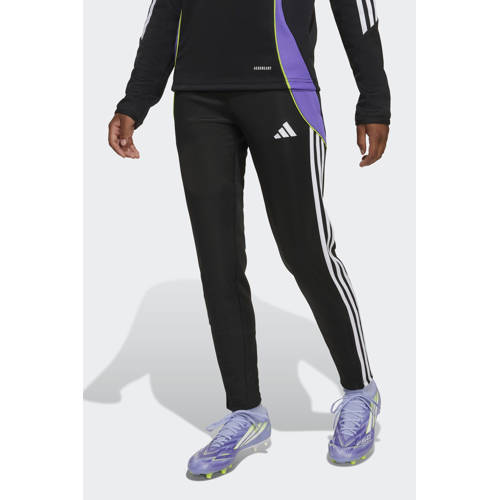 adidas Performance Junior trainingsbroek Tiro 24 zwart/paars afbeelding