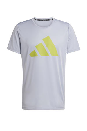 hardloopshirt Run It grijs/geel