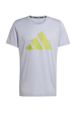 hardloopshirt Run It grijs/geel